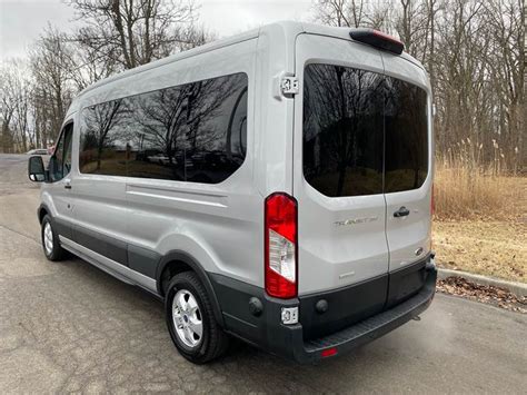 2019 Ford Transit Passenger 350 Xlt 3dr Lwb Medium Roof Passenger Van W Sliding Passenger Side