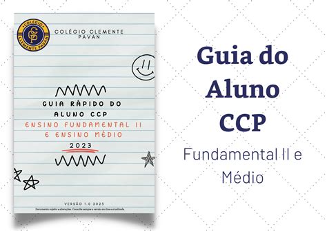 Guia Do Aluno Ensino Fundamental Ii E Ensino M Dio Documentos Ccp