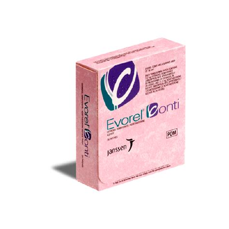 Buy Evorel Conti Patches Hrt Treatment Medicine Direct