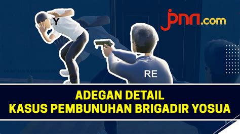 Animasi Rekonstruksi Kasus Pembunuhan Brigadir J Yang Dilakukan Ferdy