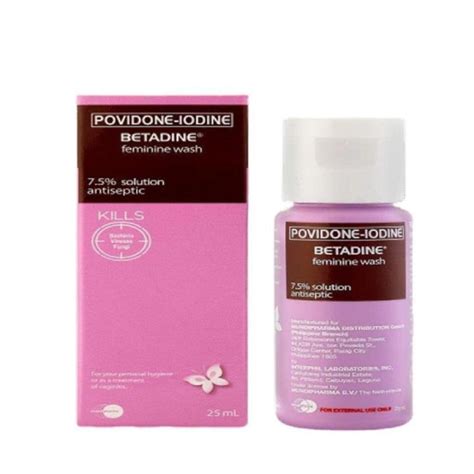 Betadine Povidone Iodine Feminine Wash 25ml Lazada PH