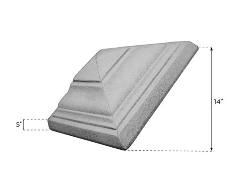 Cap For Tumbled Stone Column