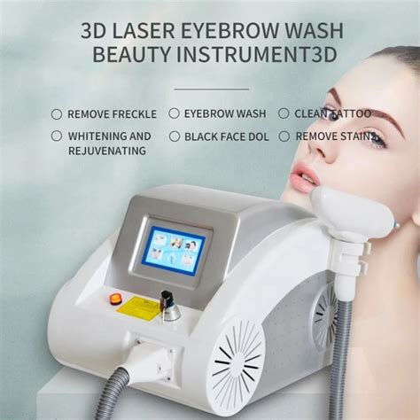 1064 532 1320nm Nd Yag Laser Tattoo Removal Eyebrow Pigment Eyebrow