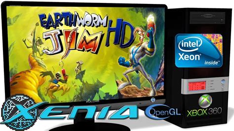 Xenia 1 06ml [xbox 360] Earthworm Jim Hd [60fps Gameplay] Opengl 1