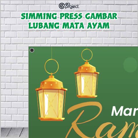 Jual Cetak Mmt Banner Spanduk Backdrop Marhaban Ramadhan Ucapan