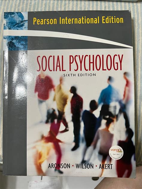 Social Psychology Pearson International Edition Th Aronson Wilson