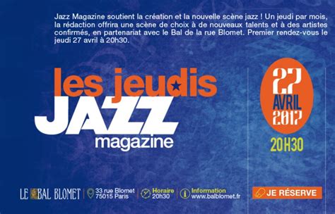 Soir E Jazz Magazine Au Bal Blomet Imep Paris College Of Music