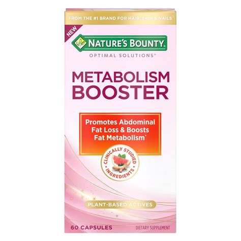 Amazon.com: Nature's Bounty Optimal Solutions Metabolism Booster ...