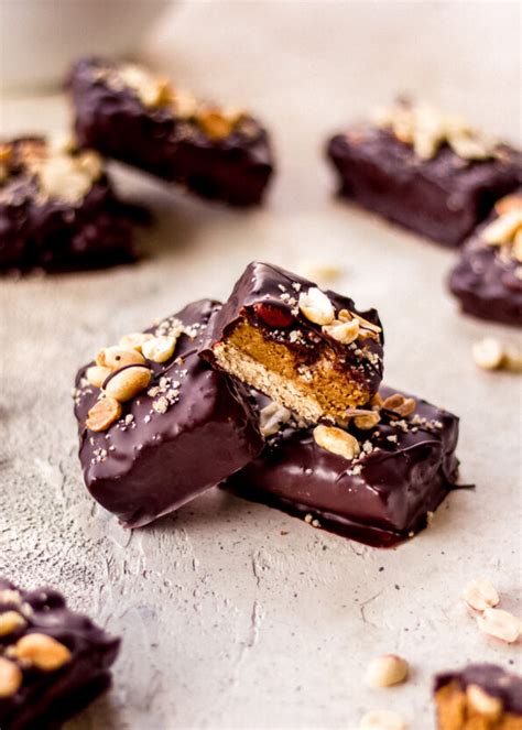 No Bake Snickers Bars Vegan Gluten Free Oil Free Vancouver With Love