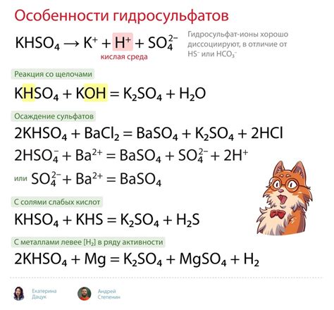 Безумно важная информация про гидросульфаты. Когда ты соль, но в душе ...