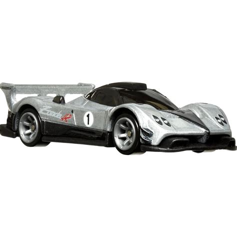 Masinuta Hot Wheels Premium Speed Machines Pagani Zonda R Gri Emag Ro
