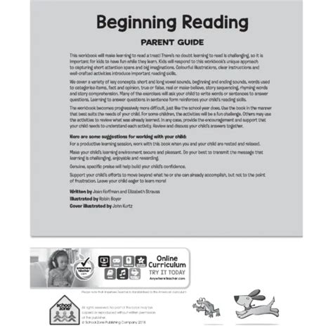 School Zone Beginning Reading Curiousuniverse Worksheets Library