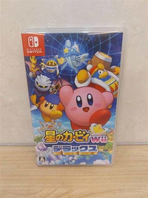 【nintendo 任天堂】二手 Ns Switch 星之卡比 Wii 豪華版 Kirby 3d遊戲 隨意變身 複製進化 電玩遊戲相關 電玩、電腦遊戲軟體 Nintendo 任天堂在旋轉拍賣