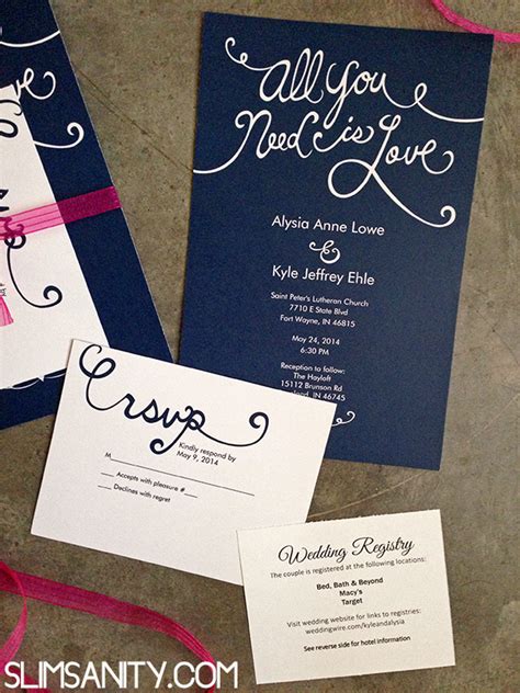 Vistaprint Wedding Invitations