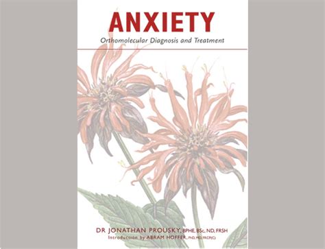 Anxiety Orthomolecular Diagnosis And Treatment Isom