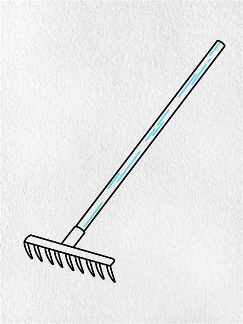 Draw a Rake - HelloArtsy