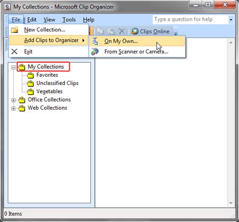 Adding Clip Media to the Clip Organizer in PowerPoint 2010 for Windows