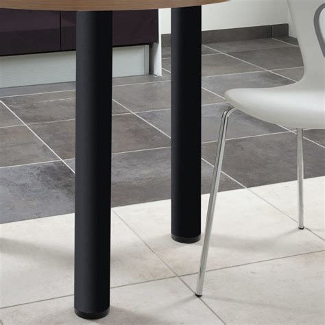 Pied De Table Rond Finition Noir Mat Msa France Groupe Sofive