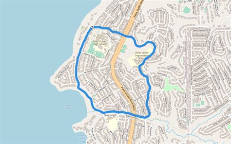 Palos Verdes High School Walking And Running Trail Palos Verdes