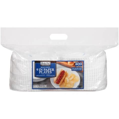 Members Mark Heavy Duty Paper Plates 9 600 Count 1 Unit Fred Meyer