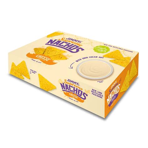 Nachos Snack Box Tortilla Chips cu aromă de brânză smântână 200 g