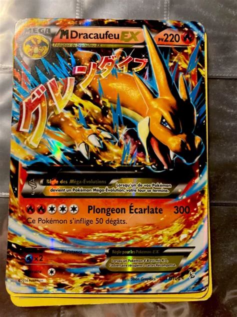 Ultra Rare Carte Pokemon Mega Dracaufeu EX 107 106 XY Neuf Carte