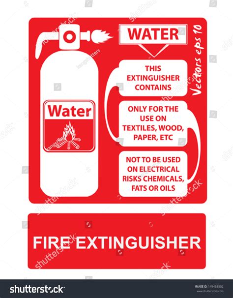 34 Fire Extinguisher Color Code Images, Stock Photos & Vectors ...