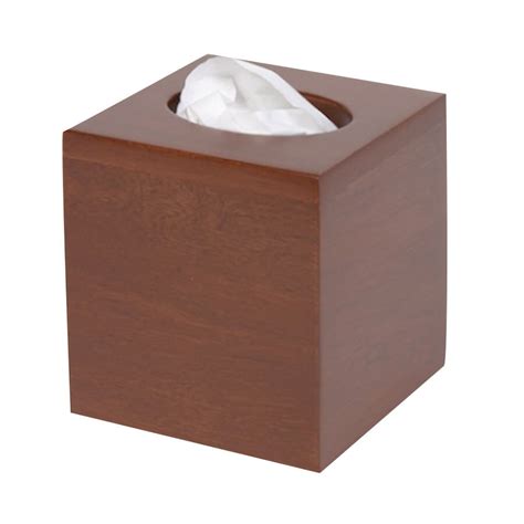 Wooden Tall Tissue Box Cover