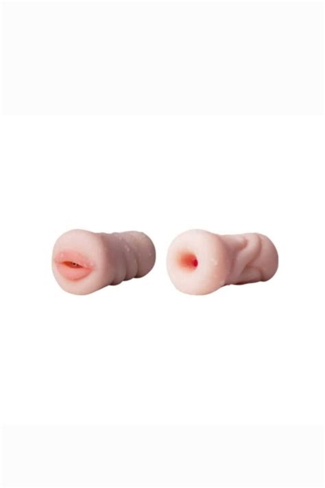 Greenport Suni Anal oral 2 Si Bir Arada Set Halinde Mastürbatör Mastürbasyon Sex Erotik Shop