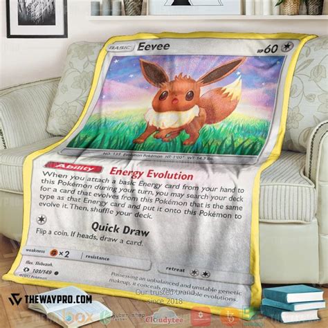 Eevee Pokemon Blanket Hot Sale