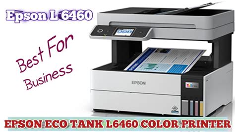 Epson L6460 Printer Review And Setup YouTube