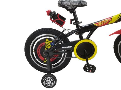 Ripley BICICLETA INFANTIL MONARK FLAME HOT WHEELS ARO 16 NEGRO