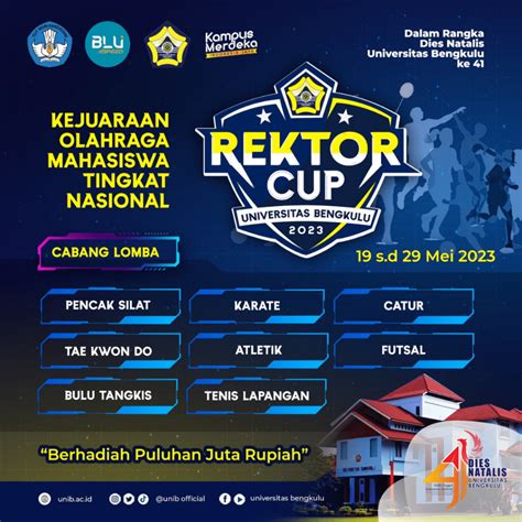 rektor cup unib  universitas bengkulu