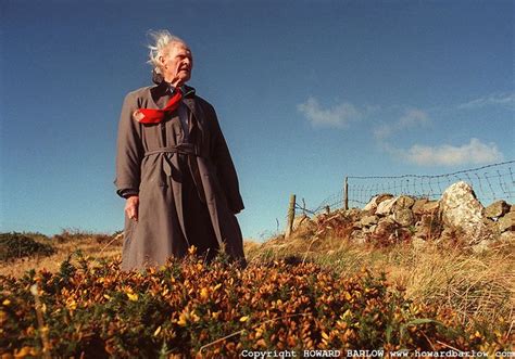 The Welsh Poet R S Thomas At His Home On The Llyn Peninsula Wales1997