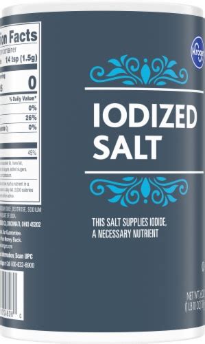 Kroger® Iodized Salt 26 Oz Pick ‘n Save