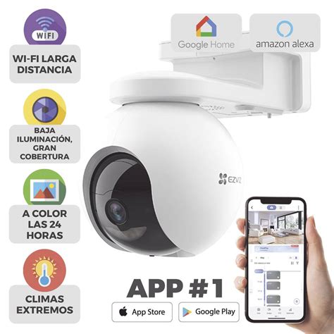 C Mara Ip Ezviz Smart Wifi Domo Ir Para Exterior Hb Inal Mbrico