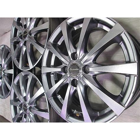 HOT STUFF Exceeder 15インチ 4穴 100 装着車種キューブ 装着車種キューブ フィットシャトル フリード マーチ ノート GLOBAL TIRE 通販