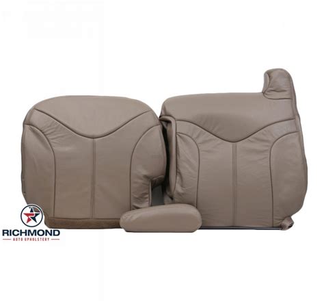 1999 2002 Gmc Sierra Slt Z71 Sle Replacement Leather Seat Cover Driver Side Complete Tan