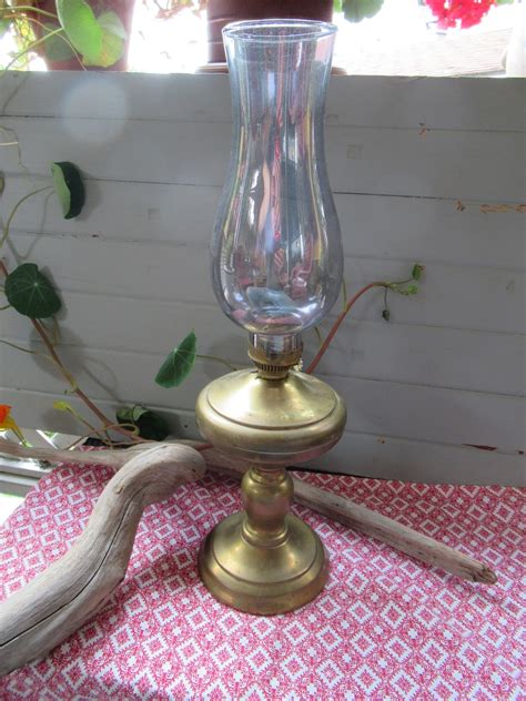 Ancienne lampe a huile en laiton Luminaire éclairage champetre Etsy