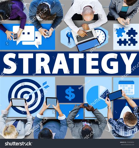 Strategy Solution Tactics Teamwork Growth Vision Stock Photo 272093834 ... 