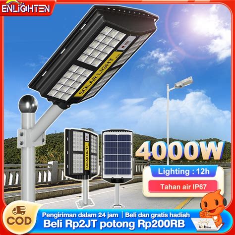 Jual Garansi 10 Tahun Lampu Jalan Tenaga Matahari Otomatis 2000W