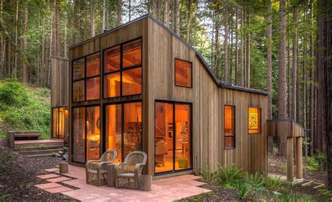 A Cabin In The Redwood Forest | Home Design, Garden & Architecture Blog ...