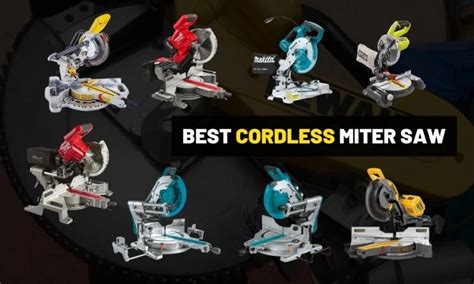 3 Types Of Cordless Miter Saws In (2024): 8 Recommendations