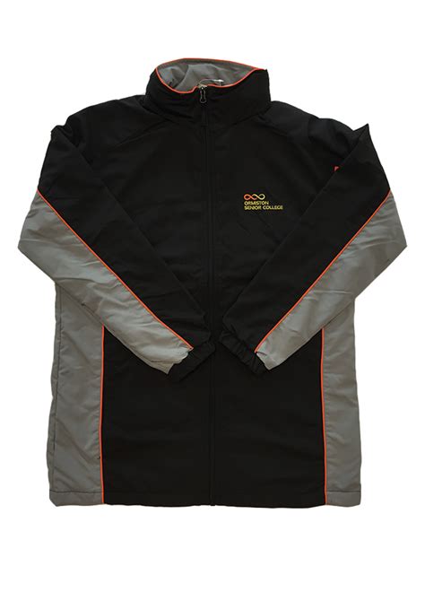 Ormiston College Jacket Black/Grey/Orange | Ormiston Senior College