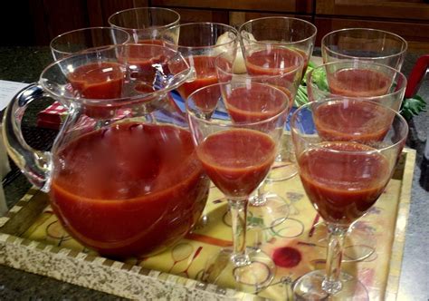 Homemade Tomato Juice - At The Table Together