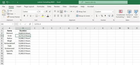 Comment Utiliser Le Formatage Personnalisé Dans Excel