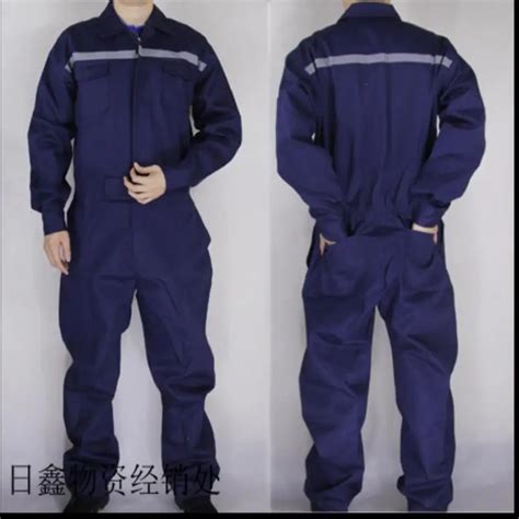 M-4XL, мужской цельный комбинезон из полиэстера и хлопка, защитный ...