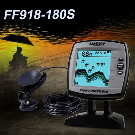 Lucky fish finder FF918 180S fishing camera 180m deeper findfish Wired ...