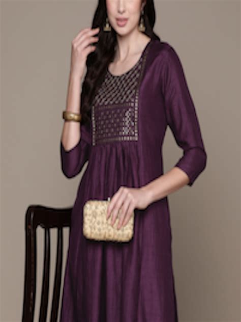 Buy Anubhutee Embellished Sequinned Kurta Kurtas For Women 23198838