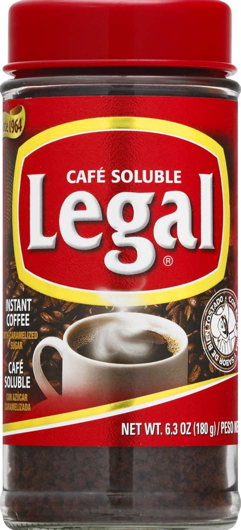 Buy Caf Legal Soluble Instant Coffee Medium Roast Coffee Oz